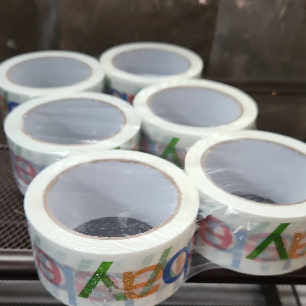 Color Logo Tape Rolls Branded Shipping Packing Tape 2